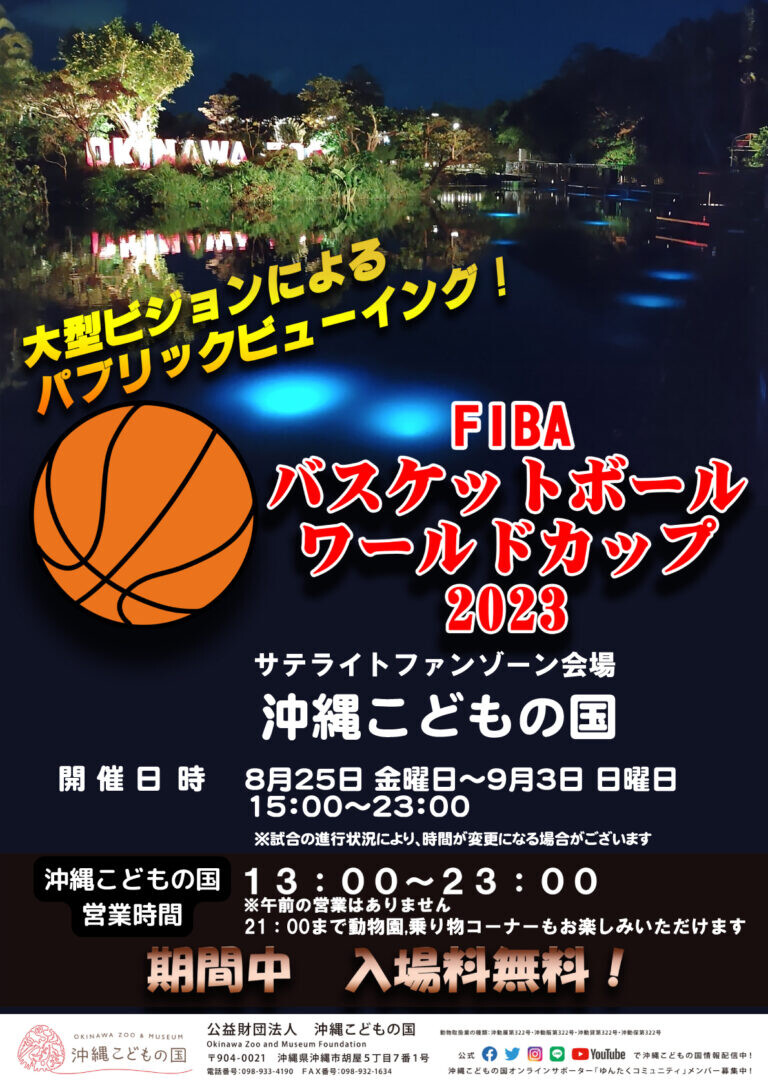 FIBA Basketball World Cup 2023 Satellite Fun Zone Okinawa event information PIRATSUKA KOYOMI
