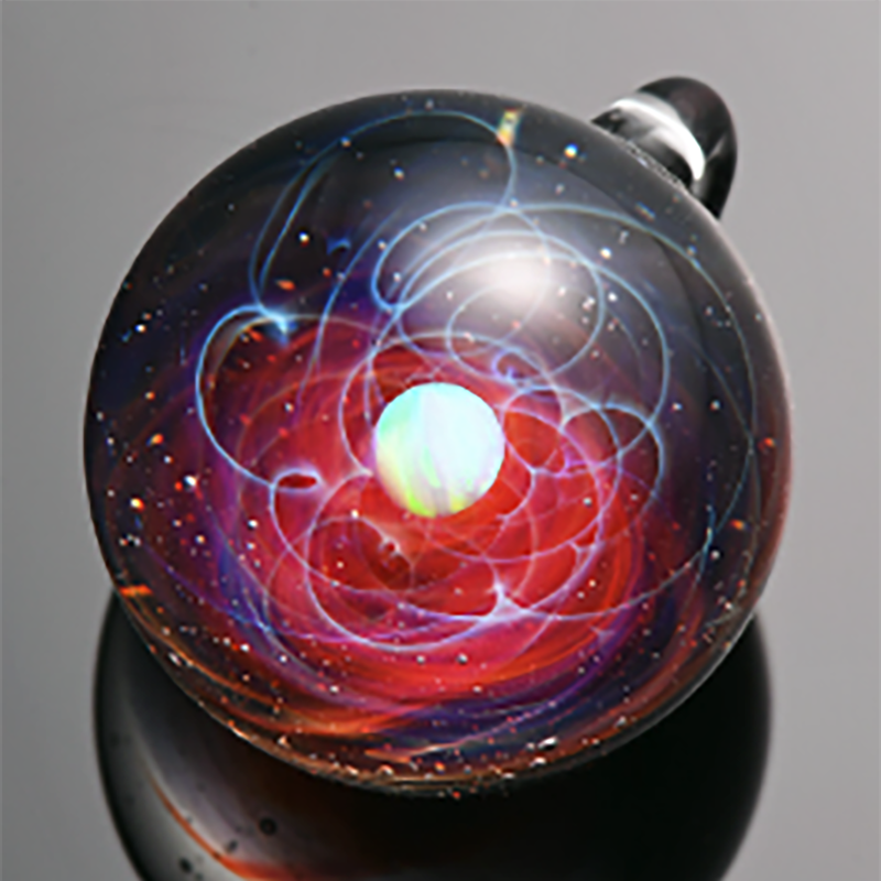 【再値下げ!【抽選新品】宇宙ガラス +α 赤系ブラックオパール 正規品 戸水賢志 戸水賢志「宇宙ガラス」POPUPイベント | 沖縄イベント情報 ぴらつかこよみ
